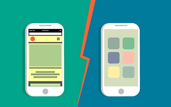 响应式网站对比APP